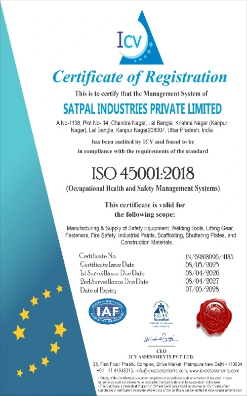 ISO 45001:2018 - Health & Safety