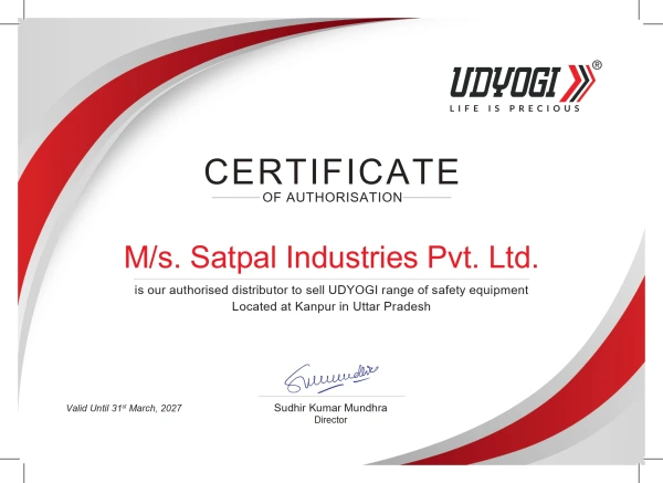 Udyogi - Distributor Certificate