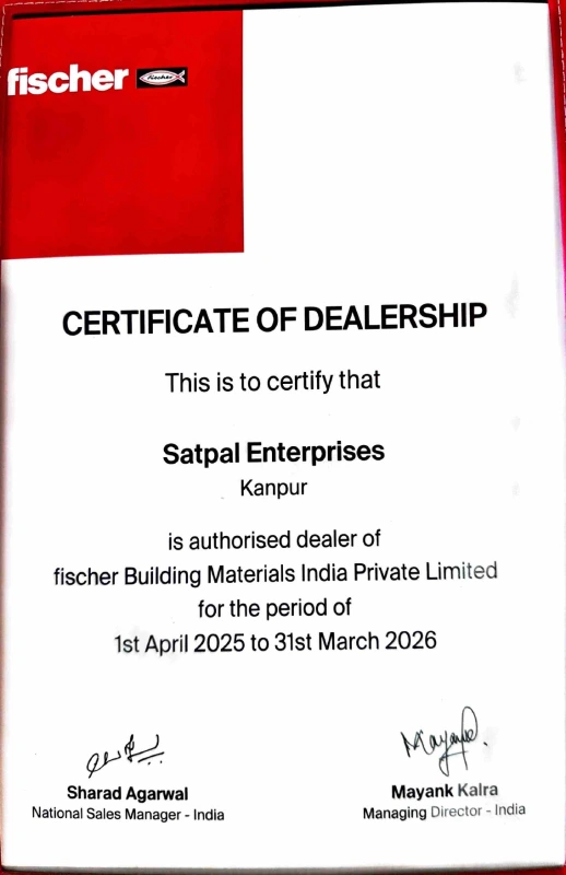 Fischer - Dealership Certificate