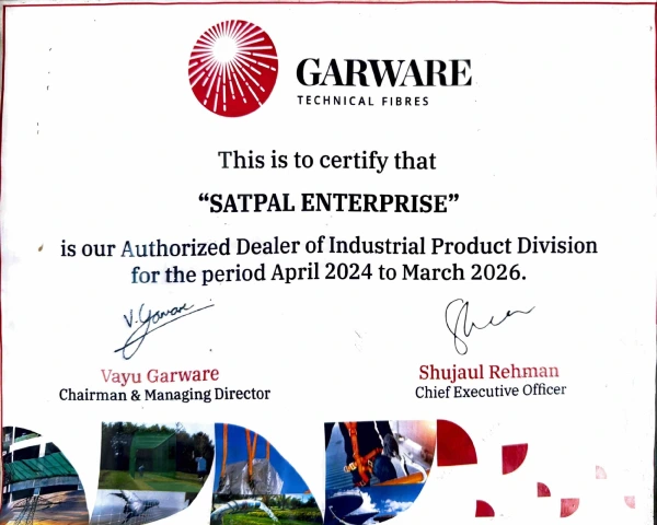 Garware - Dealer Certificate